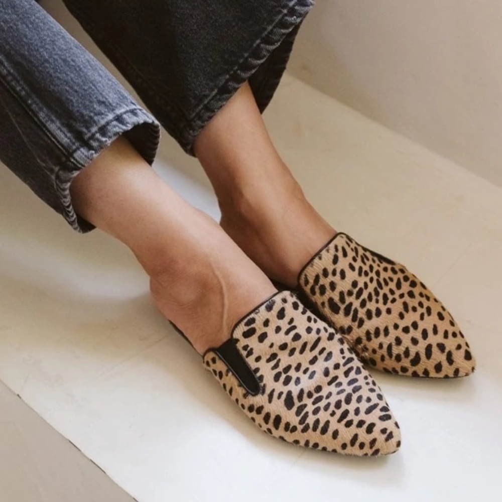 JENNI KAYNE  Pony Hair Mule in Cheetah Size 10 (actually closer to 9)